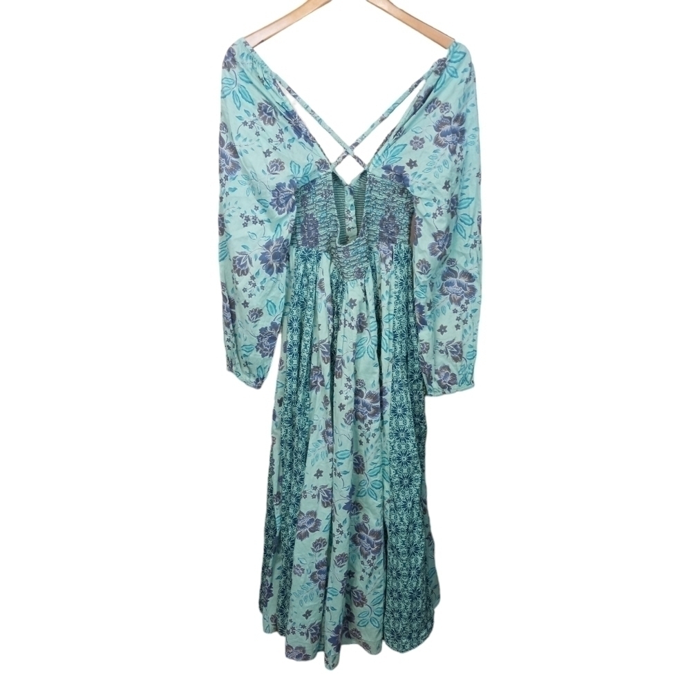 Free People A New Way Boho Floral Maxi Dress NWOT Size Small - Picture 10 of 15